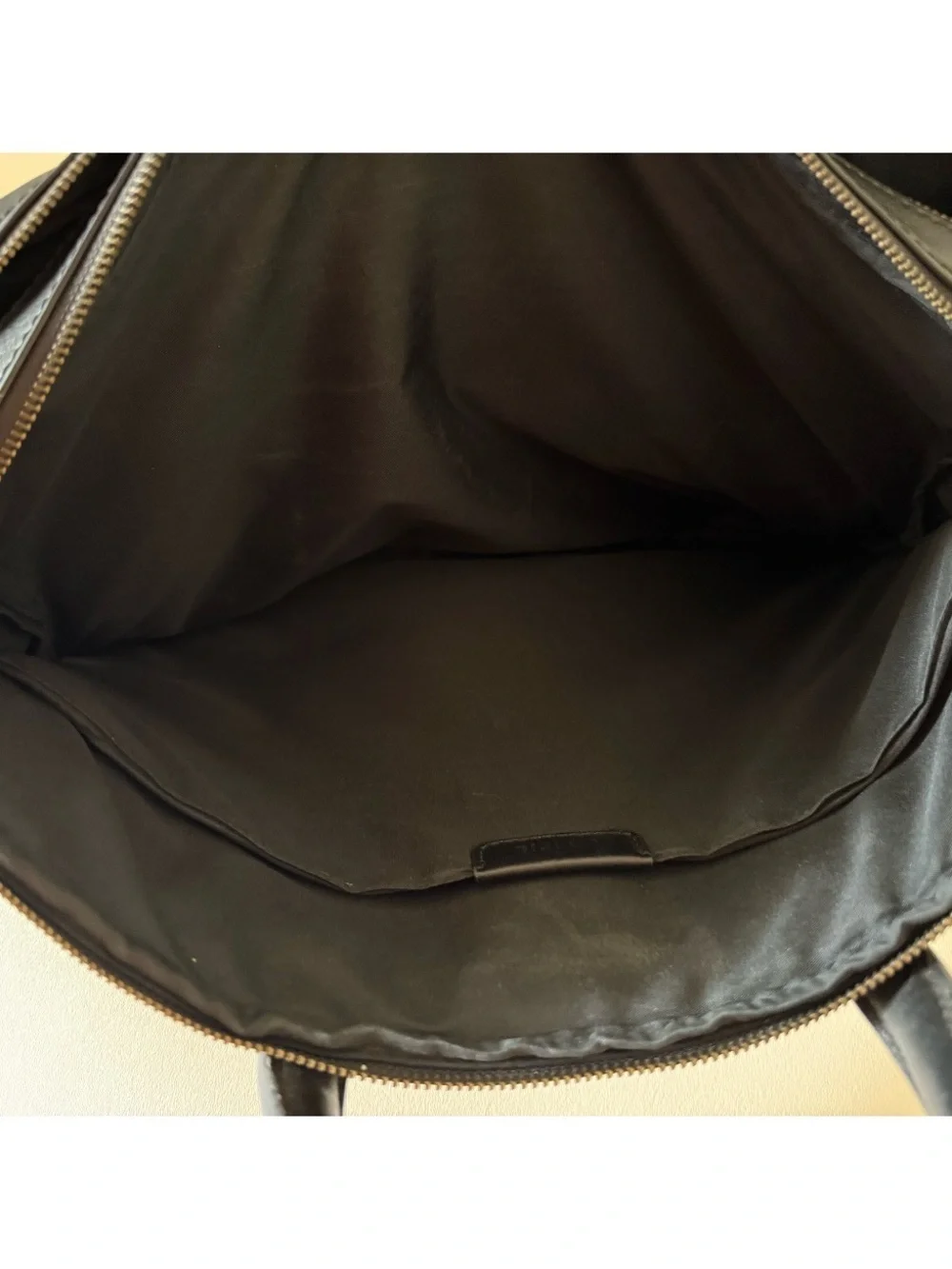 Fossil Briefcase Messenger Bag Leather Classic Minimalist Black